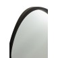 Miroir irrégulier en verre noir 77x71x6.8 cm Miroir irrégulier en verre noir 77x71x6.8 cm