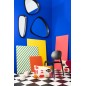 Miroir irrégulier en verre noir 77x71x6.8 cm Miroir irrégulier en verre noir 77x71x6.8 cm