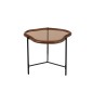 Table basse irrégulière en verre marron 64x45x48 cm Table basse irrégulière en verre marron 64x45x48 cm