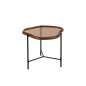Table basse irrégulière en verre marron 64x45x48 cm Table basse irrégulière en verre marron 64x45x48 cm