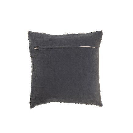 Cuscino quadrato in poliestere blu 45x45x12 cm