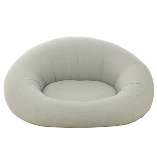 Colchón donut polipropileno gris 150x175x75 cm