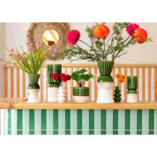 Branche sanicle en plastique rose 20x20x50 cm