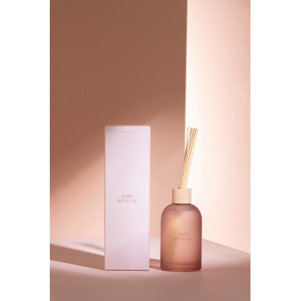 Diffusore di essenze «Rose Rêveuse» 250ml in vetro 7.5x7.5x27.5 cm