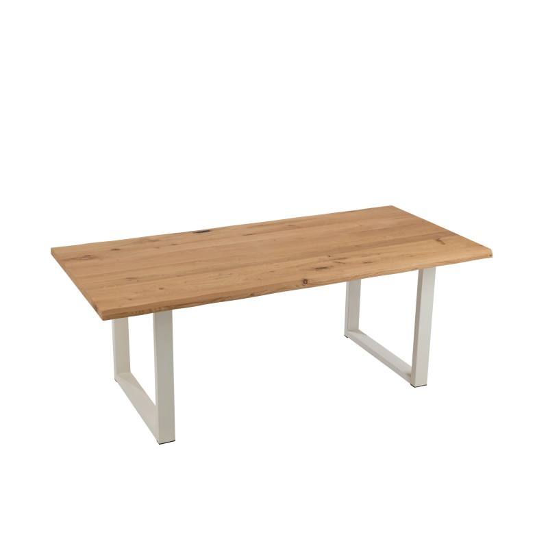 Pieds de table en métal blanc 86x10x13 cm Pieds de table en métal blanc 86x10x13 cm