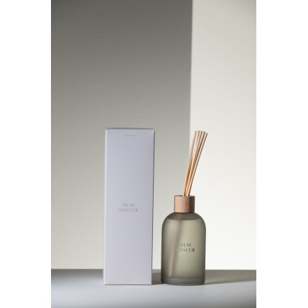 Diffusore di essenze «Musc Obscur» 250ml in vetro 7.5x7.5x27.5 cm