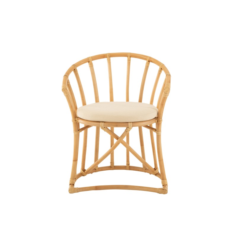 Cojín de silla de ratán natural 60x61x70 cm Cojín de silla de ratán natural 60x61x70 cm
