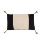 Coussin rectangle en coton noir 50x30cm - Coussin d'extérieur Coussin rectangle en coton noir 50x30cm - Coussin d'extérieur