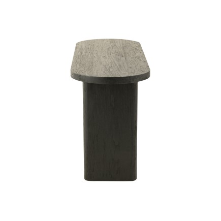 Table en bois noir 150x50x75 cm