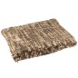 Plaid in poliestere marrone 180x130cm Plaid in poliestere marrone 180x130cm