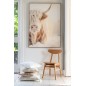Coussin rectangulaire avec floche en coton beige 60x40x12 cm Coussin rectangulaire avec floche en coton beige 60x40x12 cm