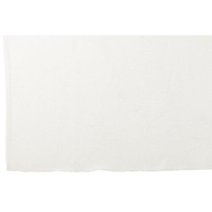 Plaid en polyester blanc 170x130cm