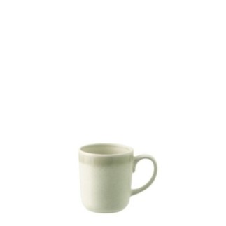 Tasse en grès vert 9x10,4x9 cm