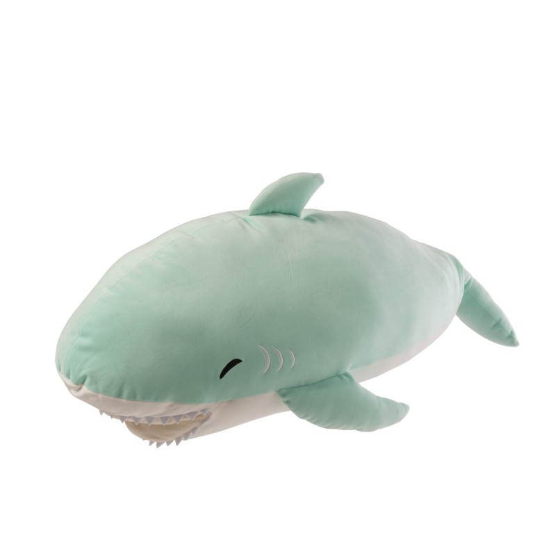 Sourire de requin en polyester vert menthe 44x30x90 cm Sourire de requin en polyester vert menthe 44x30x90 cm