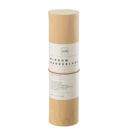 Diffuseur rond en paraffine transparent 7.9x7.9x29 cm