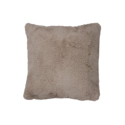 Cuscino quadrato in poliestere grigio topo 44x41cm