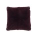 Coussin carré en polyester rouge foncé 45x45cm Coussin carré en polyester rouge foncé 45x45cm