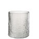 Photophore en verre gris 19.5x19.5x22.5 cm Photophore en verre gris 19.5x19.5x22.5 cm