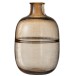 Vase avec goulot et anneaux en verre marron 24x24x35 cm Vase avec goulot et anneaux en verre marron 24x24x35 cm