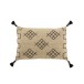 Coussin rectangulaire en Textile gris 59x37,5x13,5cm