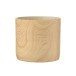 Cache-pot en céramique beige 21.5x21.5x19.5 cm Cache-pot en céramique beige 21.5x21.5x19.5 cm