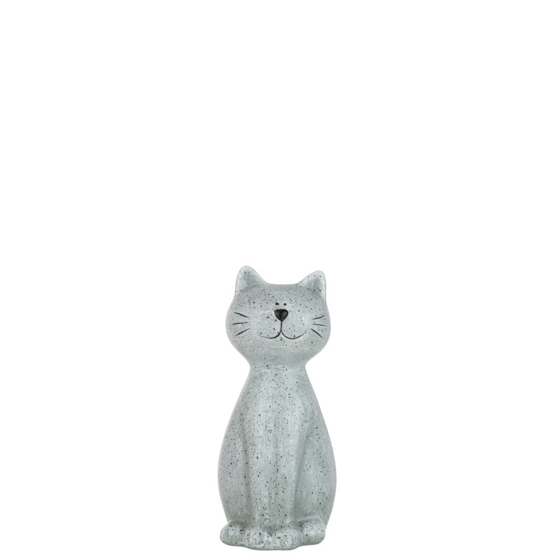 CHAT RESINE GRIS M CHAT RESINE GRIS M