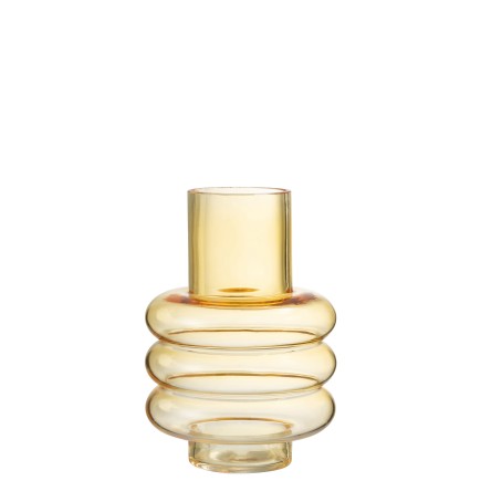 VASE LIMA VERRE OCRE S