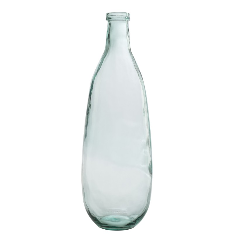 Vase bouteille en verre transparent 25x25x75 cm Vase bouteille en verre transparent 25x25x75 cm