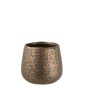 Cache-pot rond en céramique cuivre 16x16x14 cm Cache-pot rond en céramique cuivre 16x16x14 cm
