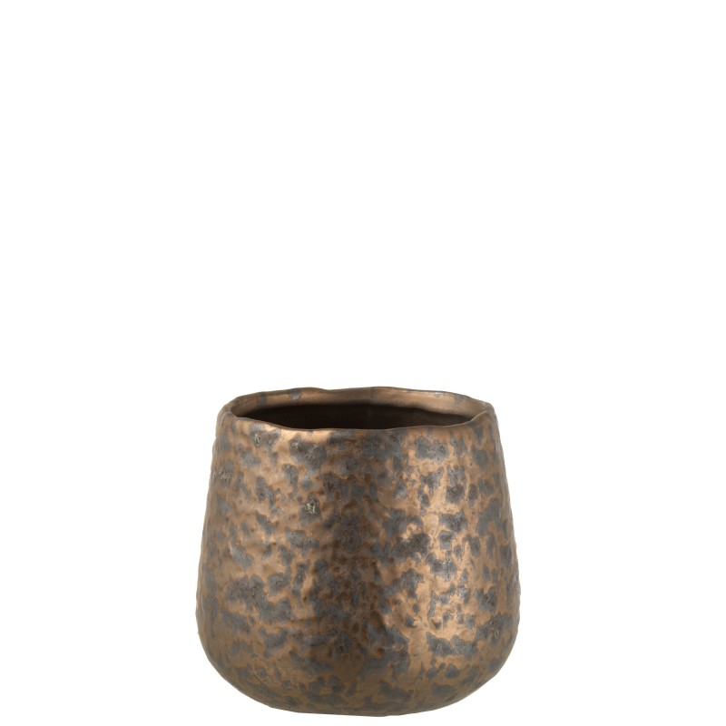 Cache-pot en céramique rond avec motif Cache-pot en céramique rond avec motif