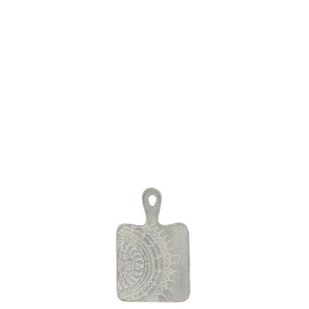 PLANCHE A DECOUPER RECTANGULAIRE BOIS DE MANGUIER GRIS WASH SMALL