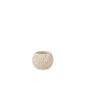 Cache-pot en ciment crème 17x17x13 cm Cache-pot en ciment crème 17x17x13 cm