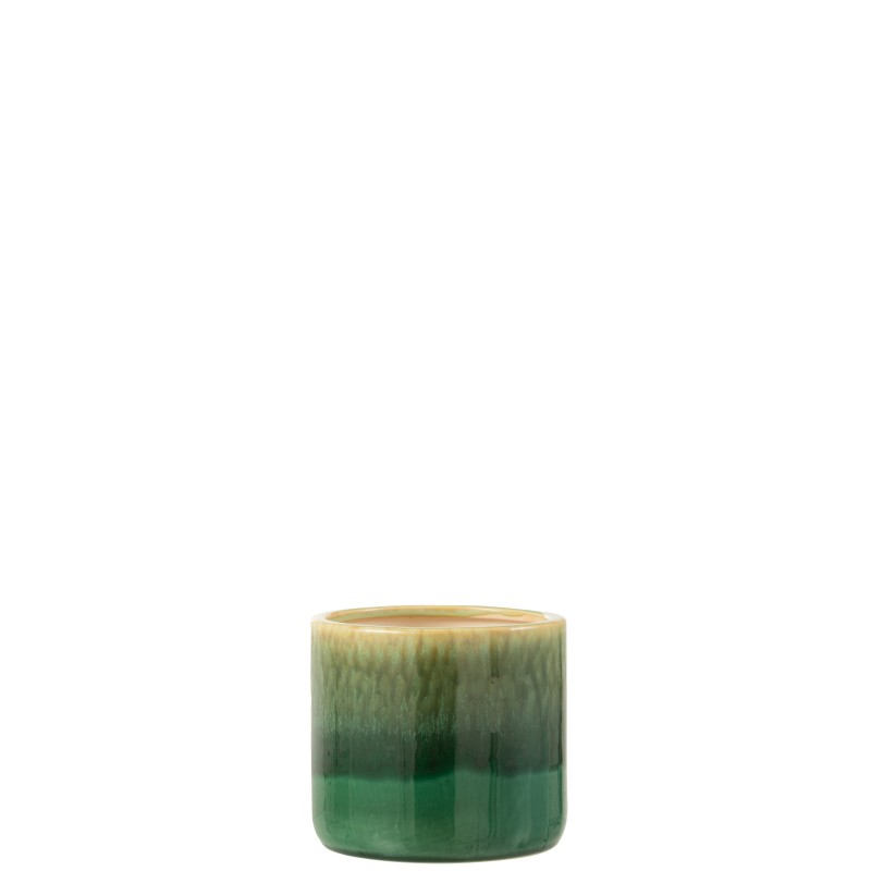 Cachepot en Pierre vert 15x15x14.5 cm Cachepot en Pierre vert 15x15x14.5 cm