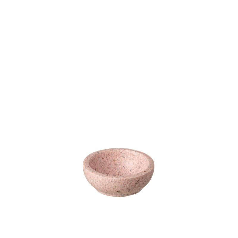 Ciotola rotonda in terrazzo rosa 10x10x4 cm Ciotola rotonda in terrazzo rosa 10x10x4 cm