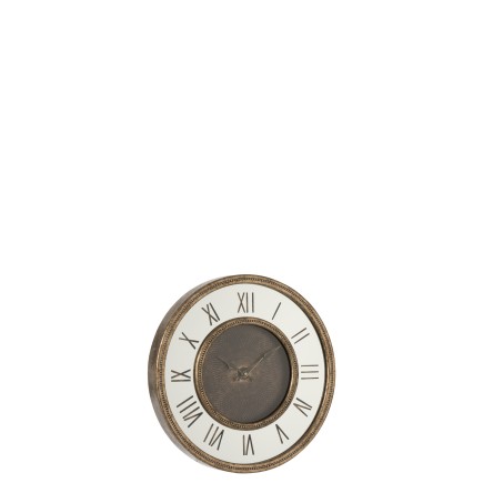 Reloj de números romanos de madera de 47x6x47 cm