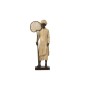 Homme debout en résine marron 16x10x40 cm Homme debout en résine marron 16x10x40 cm