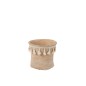 Cache-pot boho en ciment beige Cache-pot boho en ciment beige