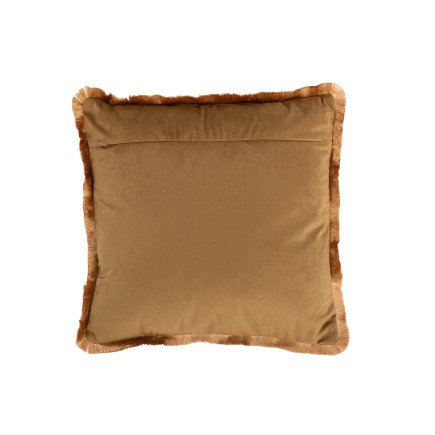 COUSSIN ALPHA CARRE POLYESTER OCRE 45 cm