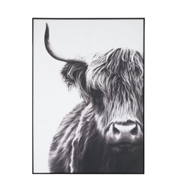 Telaio in yak nero 103,5x142,5x4,5 cm