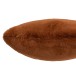 Coussin carré en polyester marron 44x41cm Coussin carré en polyester marron 44x41cm