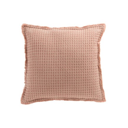 Cuscino in cotone rosa chiaro 50x50cm
