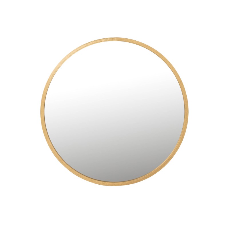 Specchio rotondo in metallo oro 80x80x2 cm Specchio rotondo in metallo oro 80x80x2 cm