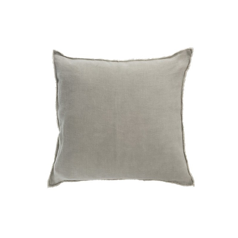 Cuscino in lino verde slavato 45x45cm Cuscino in lino verde slavato 45x45cm