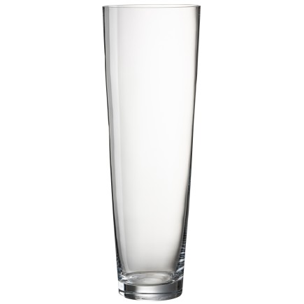 Jarrón de vidrio transparente 17.5*17.5*50 cm